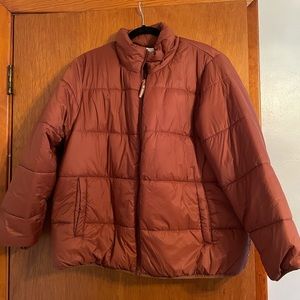 NWOT Rust colored puffer
